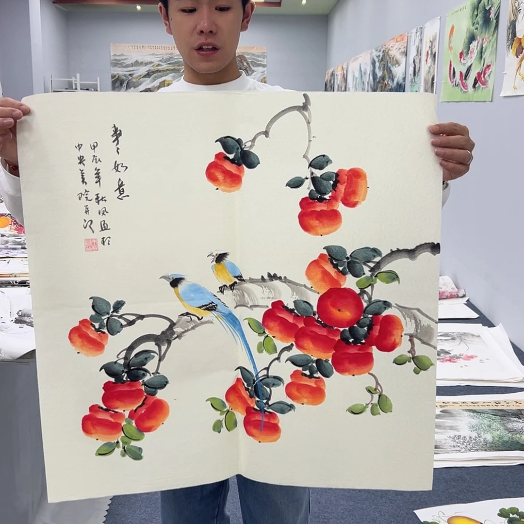 国画国画作品纯手绘作品