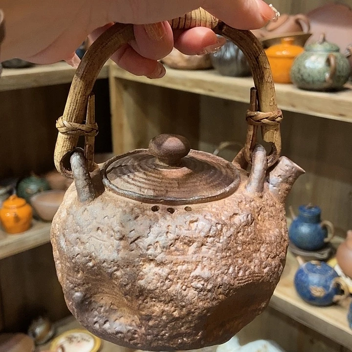 柴烧老岩泥高端茶器