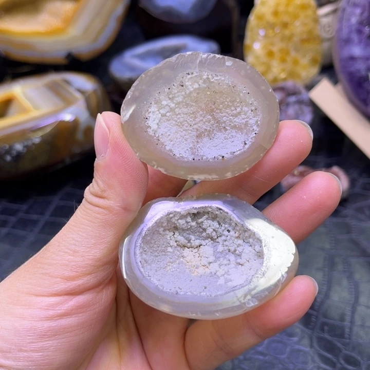 水晶珠宝半成品未镶嵌大漏盆