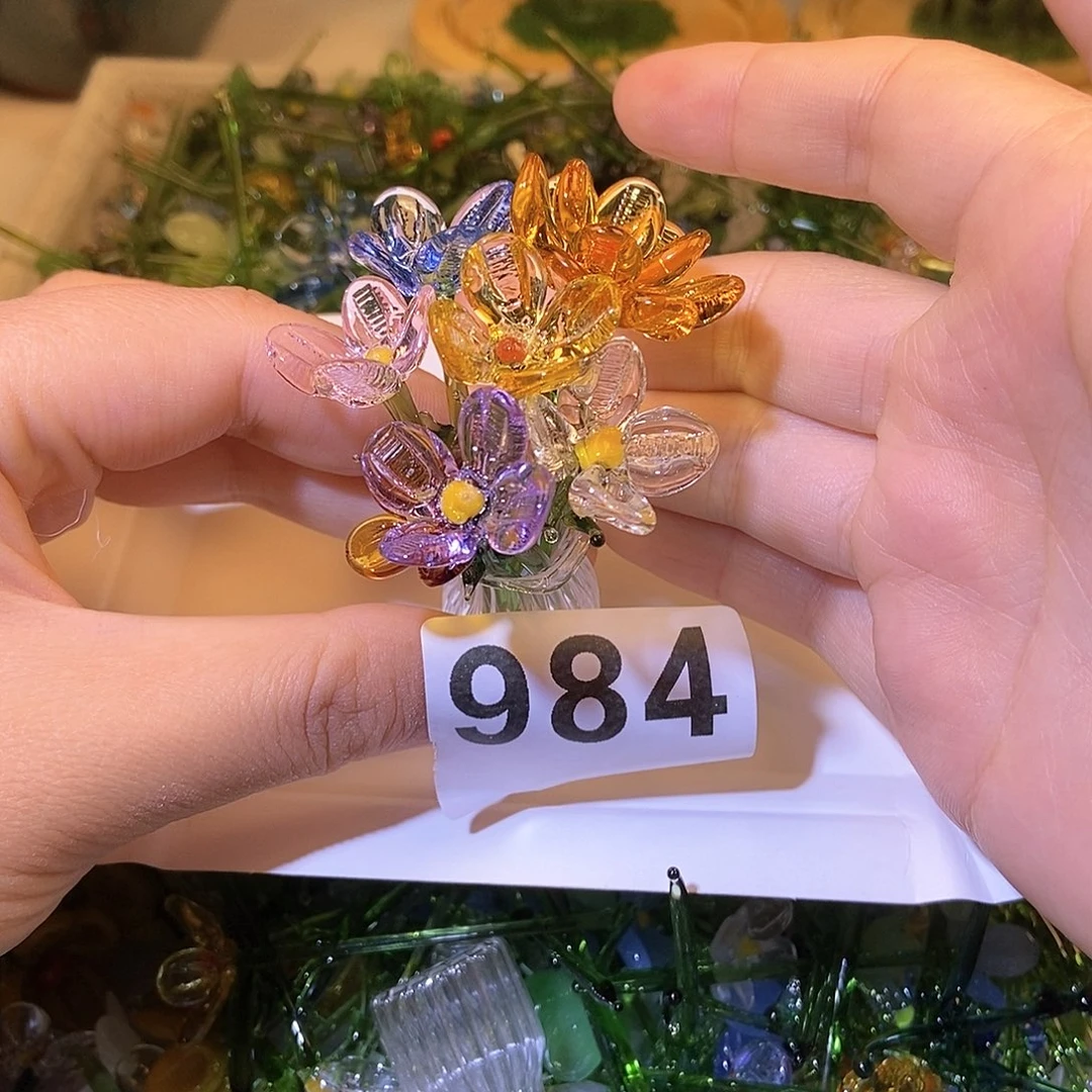 琉璃手工艺品984花瓶