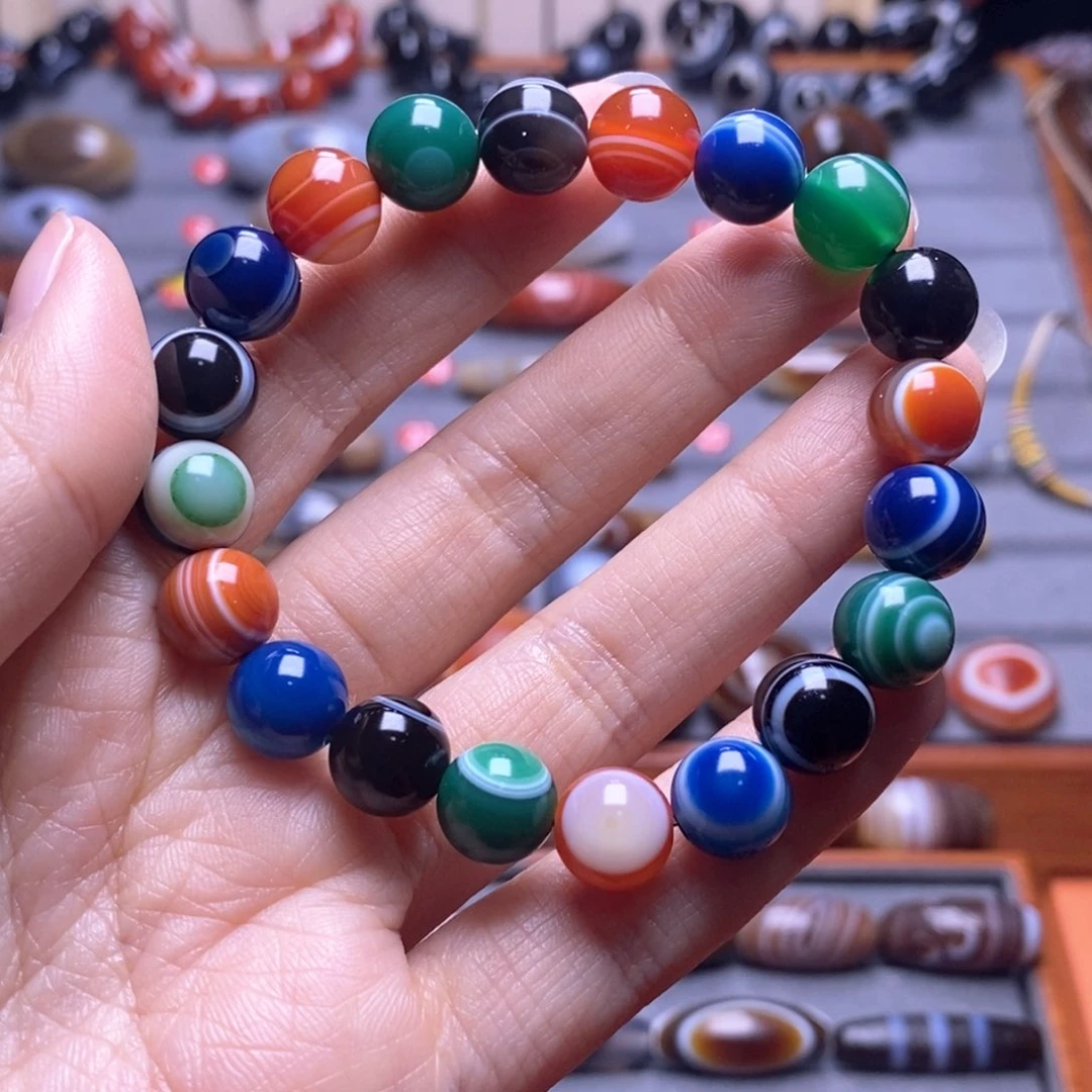 玛瑙/玉髓颈饰未镶嵌青**?