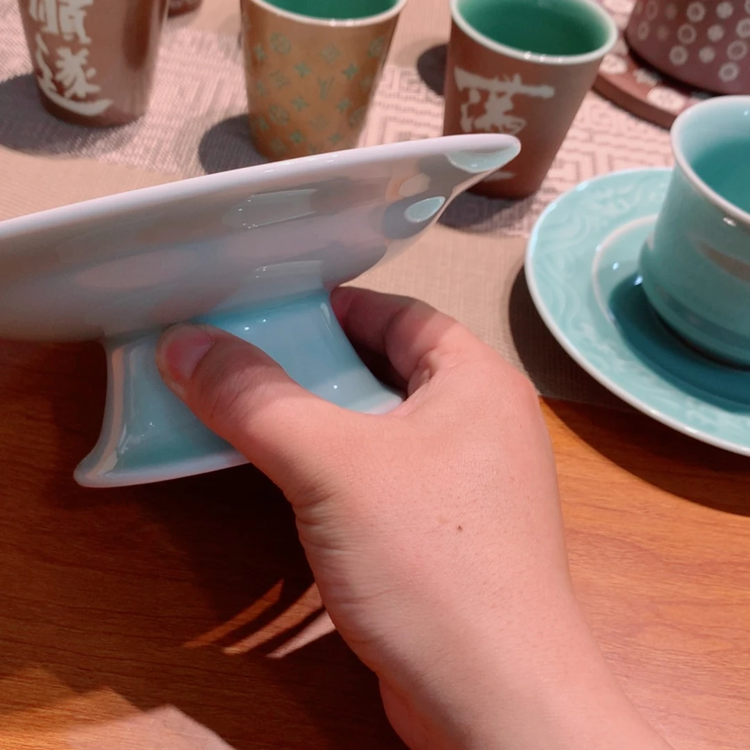 龙泉青瓷茶具杯子