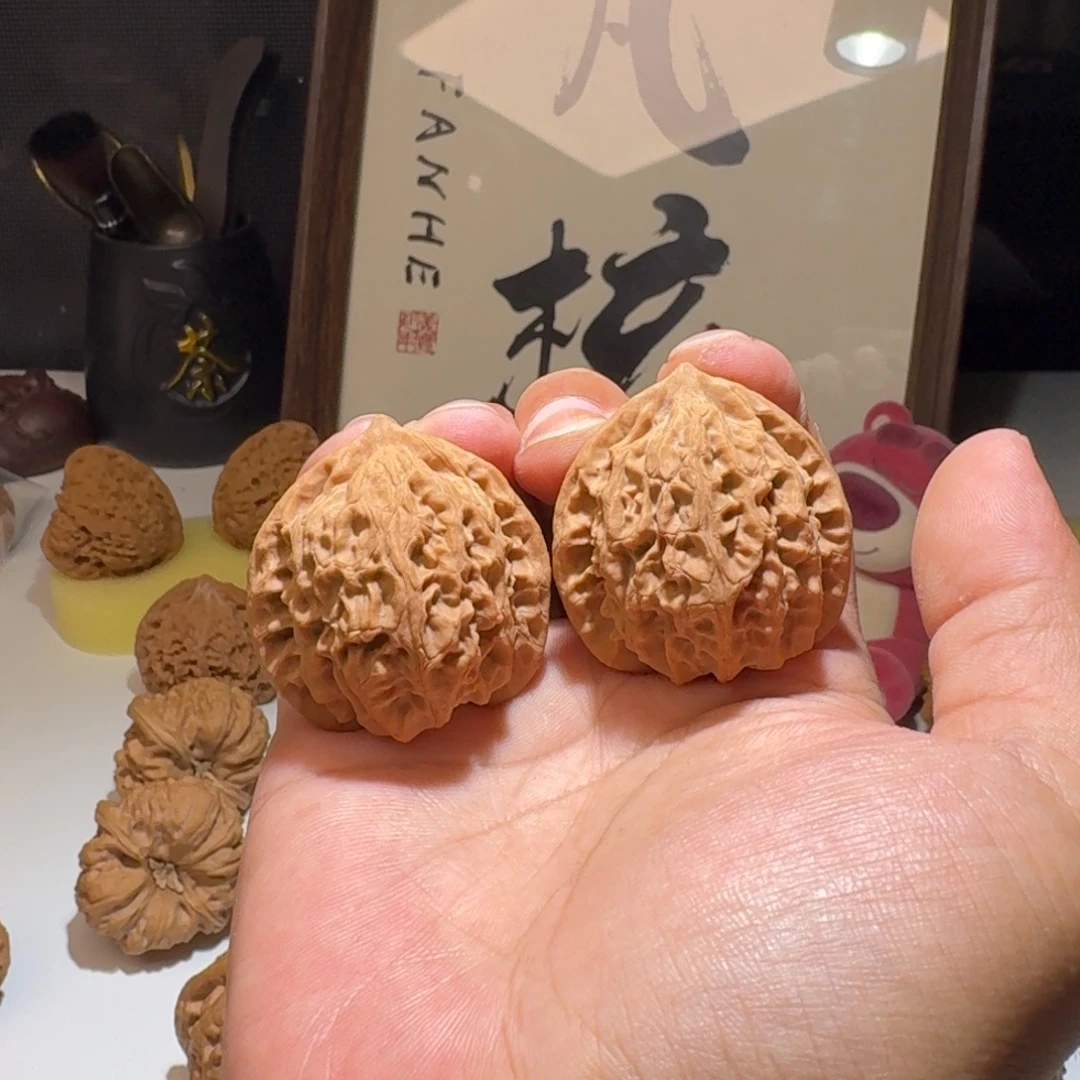 落***晴吊坠文玩核桃39尺寸原树公子帽