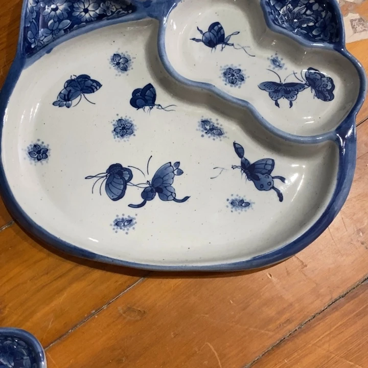 青花瓷景德镇手绘猫胖
