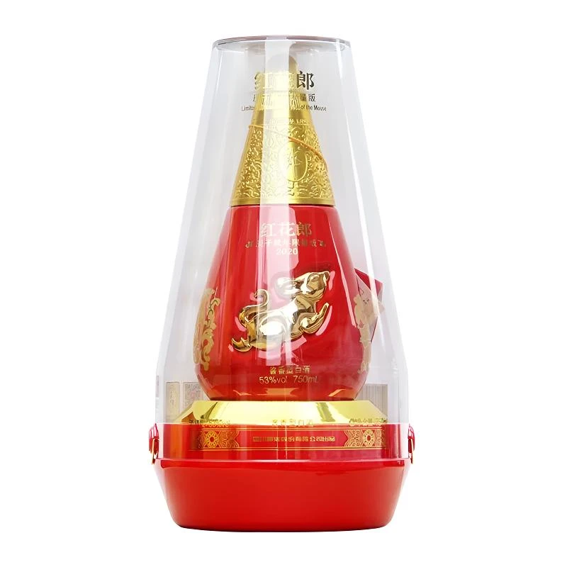 郎酒红花郎鼠年生肖纪念酒 酱香型白酒53度750ml