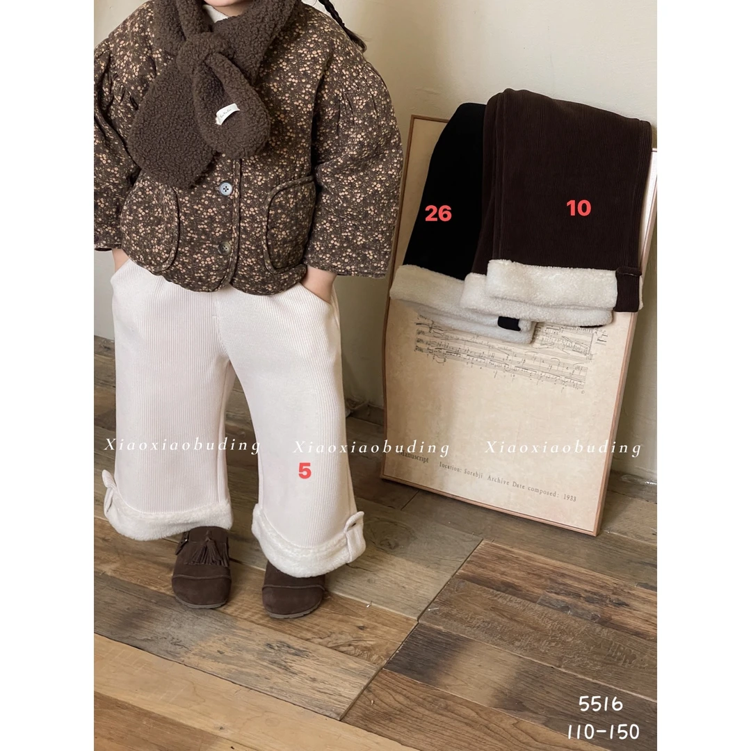 XXBD-5516-儿童韩系百搭微喇裤（冬款）