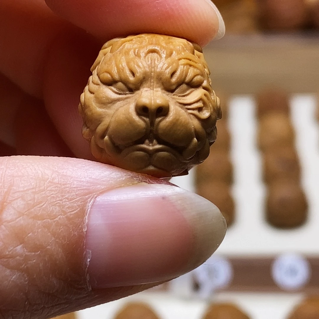 核桃把件狗王17左右猴头核桃