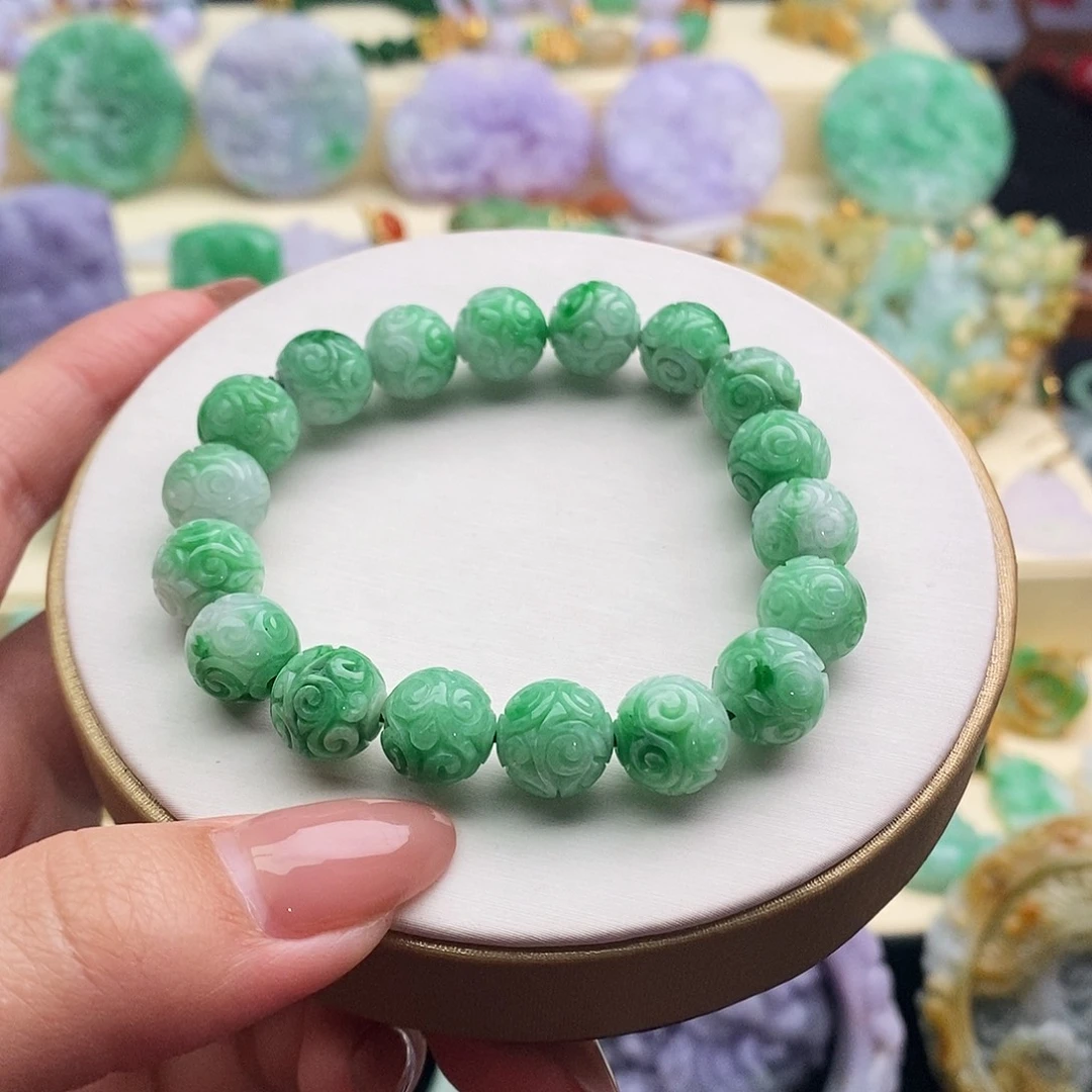 翡翠未镶嵌手串手串