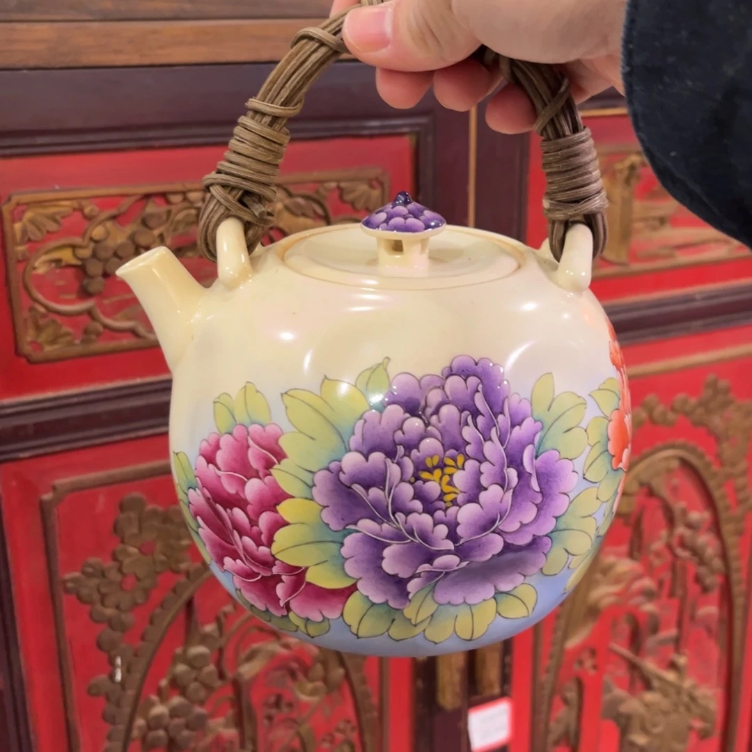 柴烧手工手绘陶瓷