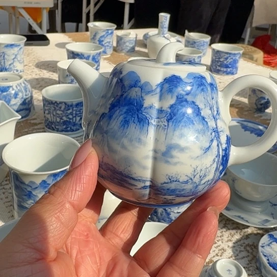 景德镇陶瓷手绘壶