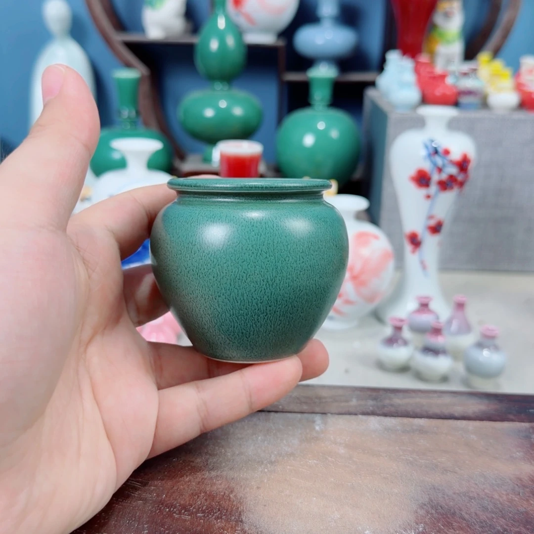 陶瓷手工小花器摆件