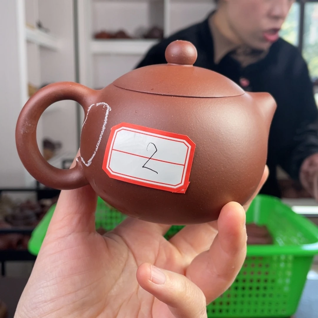 紫砂茶壶微瑕底槽清西施270cc 2号