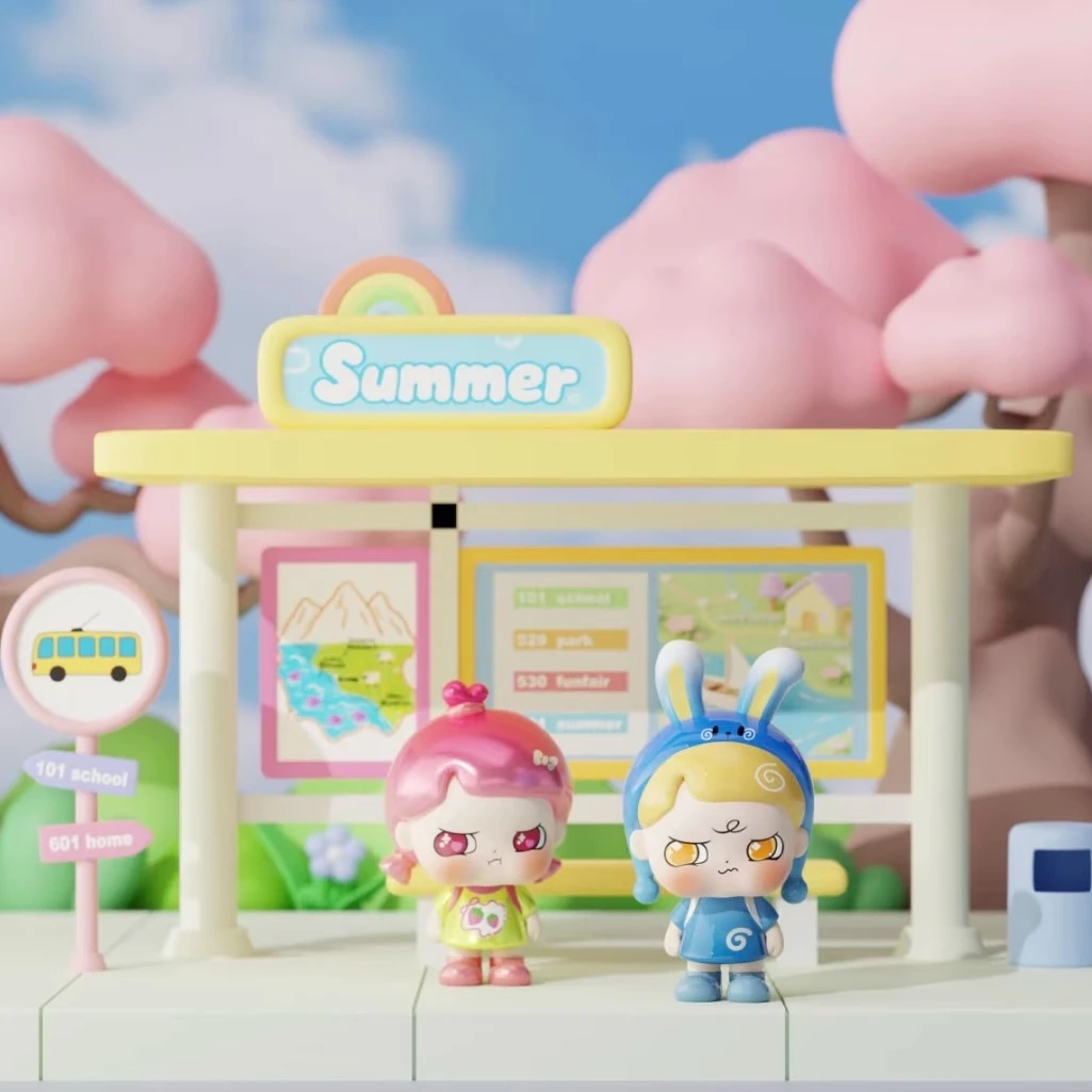 【代拆】新品Taotao逃逃幼稚园开学季萌粒盲盒可爱公仔手办桌面摆件