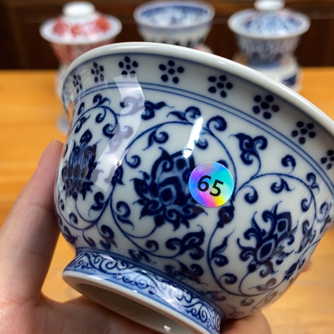 手绘现代茶具非古董
