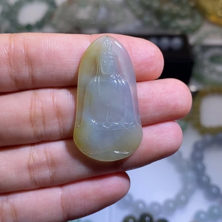翡翠未镶嵌颈饰天然翡翠a货