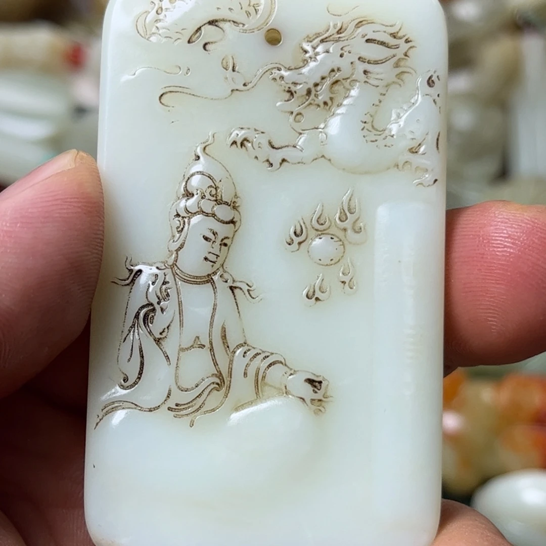 广***哥和田玉未镶嵌颈饰