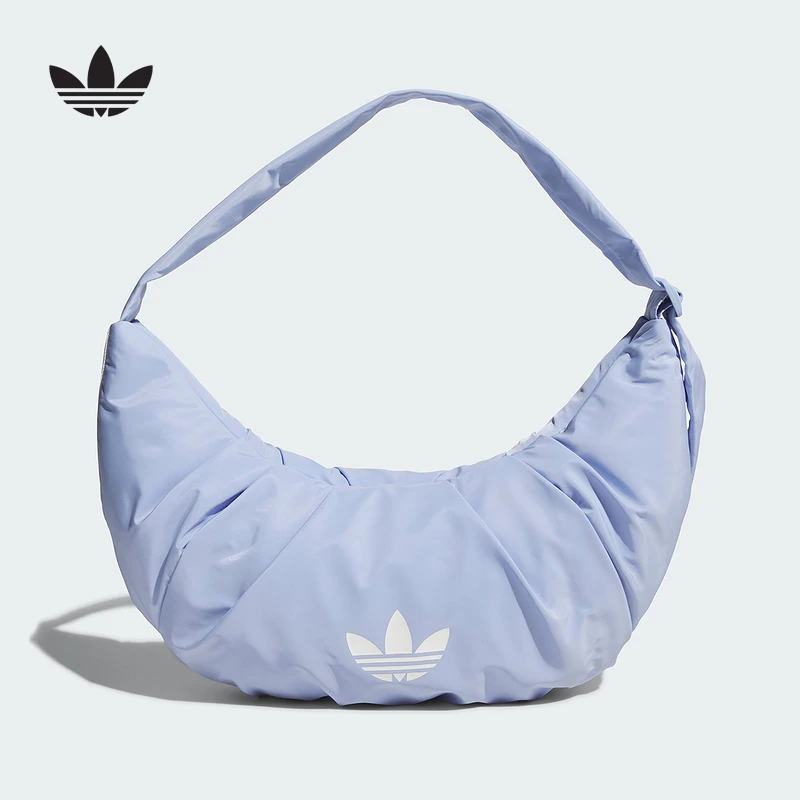 adidas阿迪达斯三叶草「大号云朵包」可调节背带运动单肩包KF2511