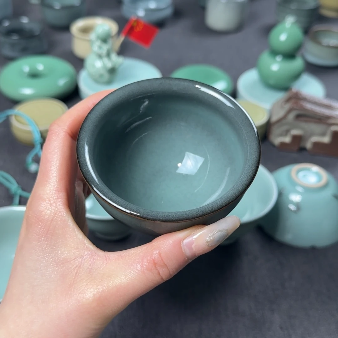 暗**王微瑕小叶玩泥巴手工茶器
