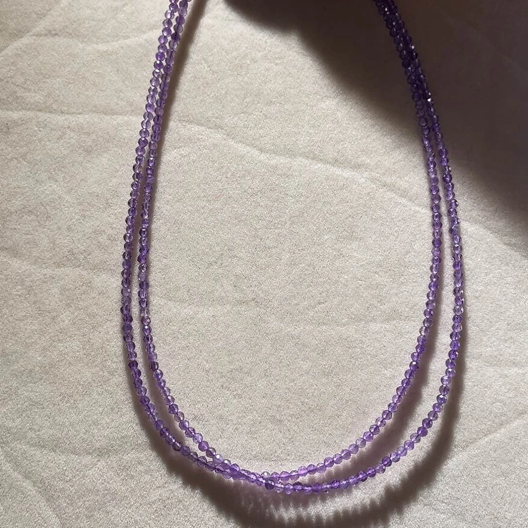 颈饰紫晶合金大气款