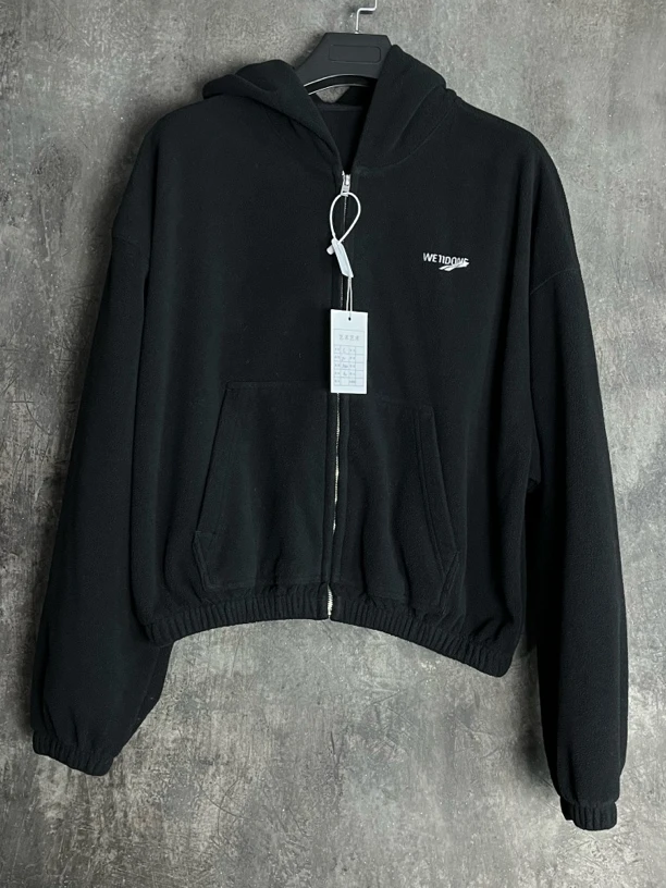 全新未使用 maje L码*1/We11done刺绣小logo拉链外套/02619