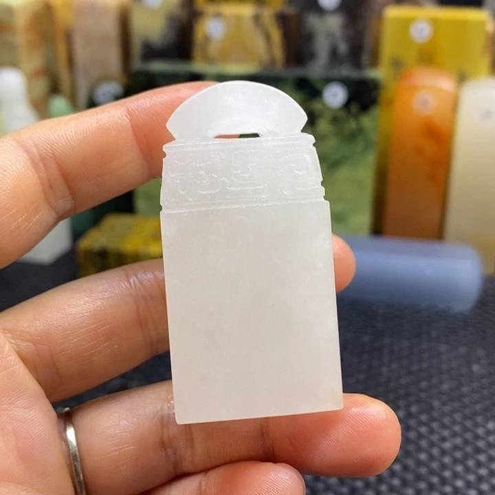 云南石青田石印章石