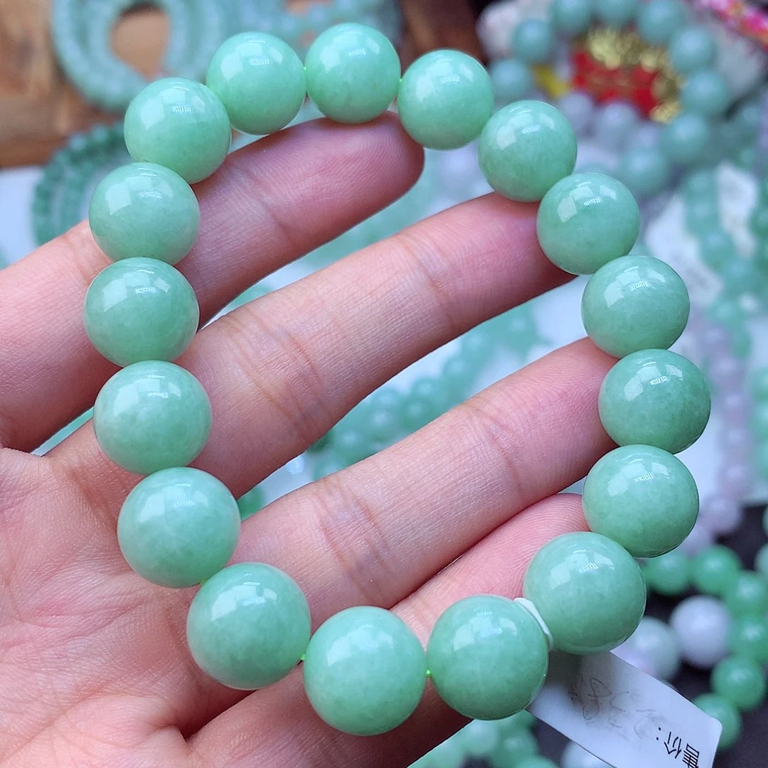 翡翠未镶嵌毛衣链卡12:6