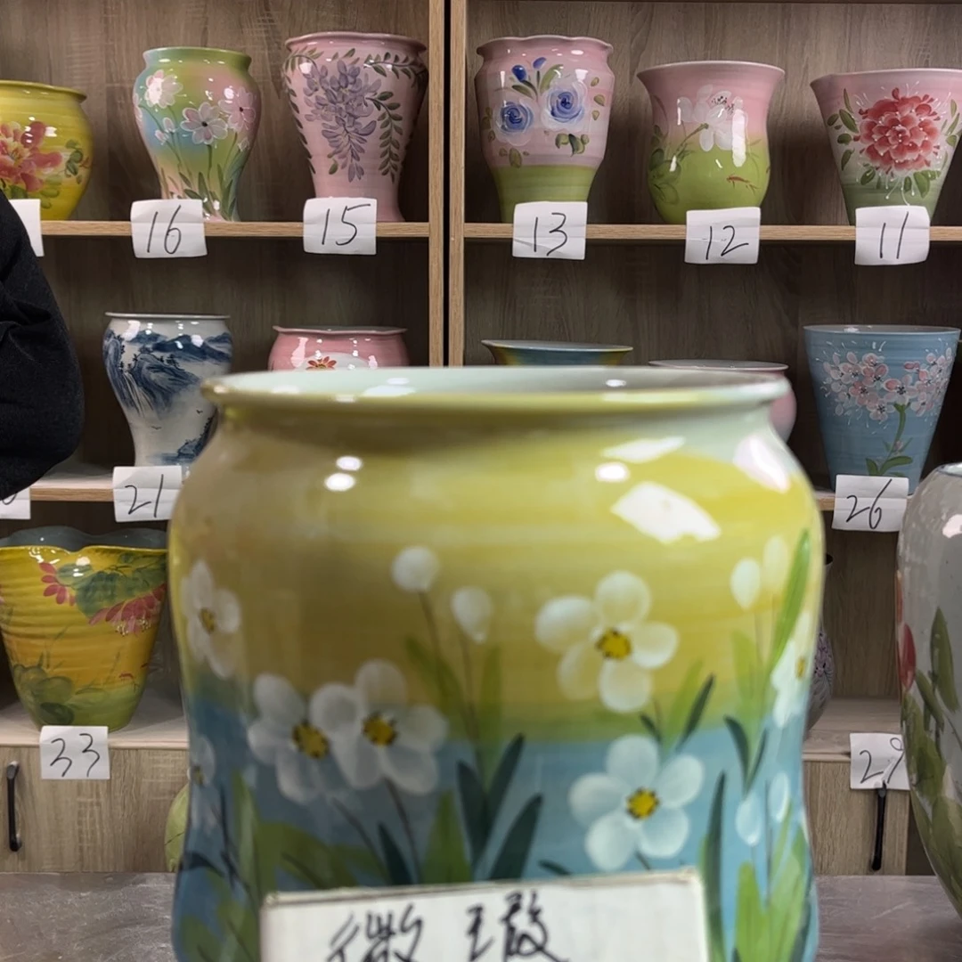 景德镇陶瓷花盆花盆