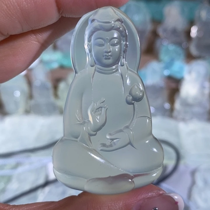 岫玉吊坠未镶嵌@****记吊坠