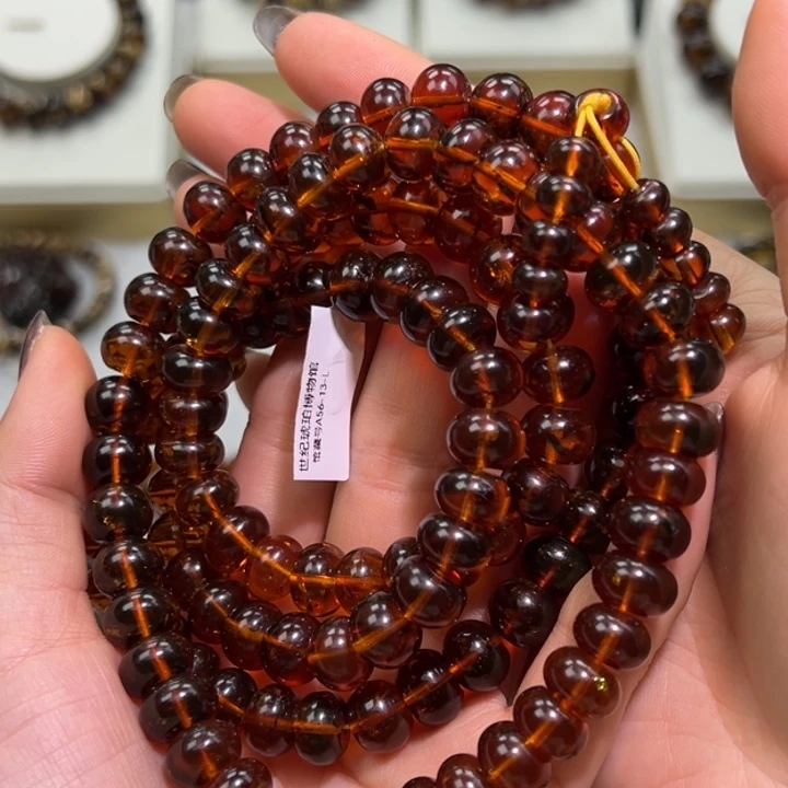 琥珀未镶嵌裸石抚顺琥珀血珀10m