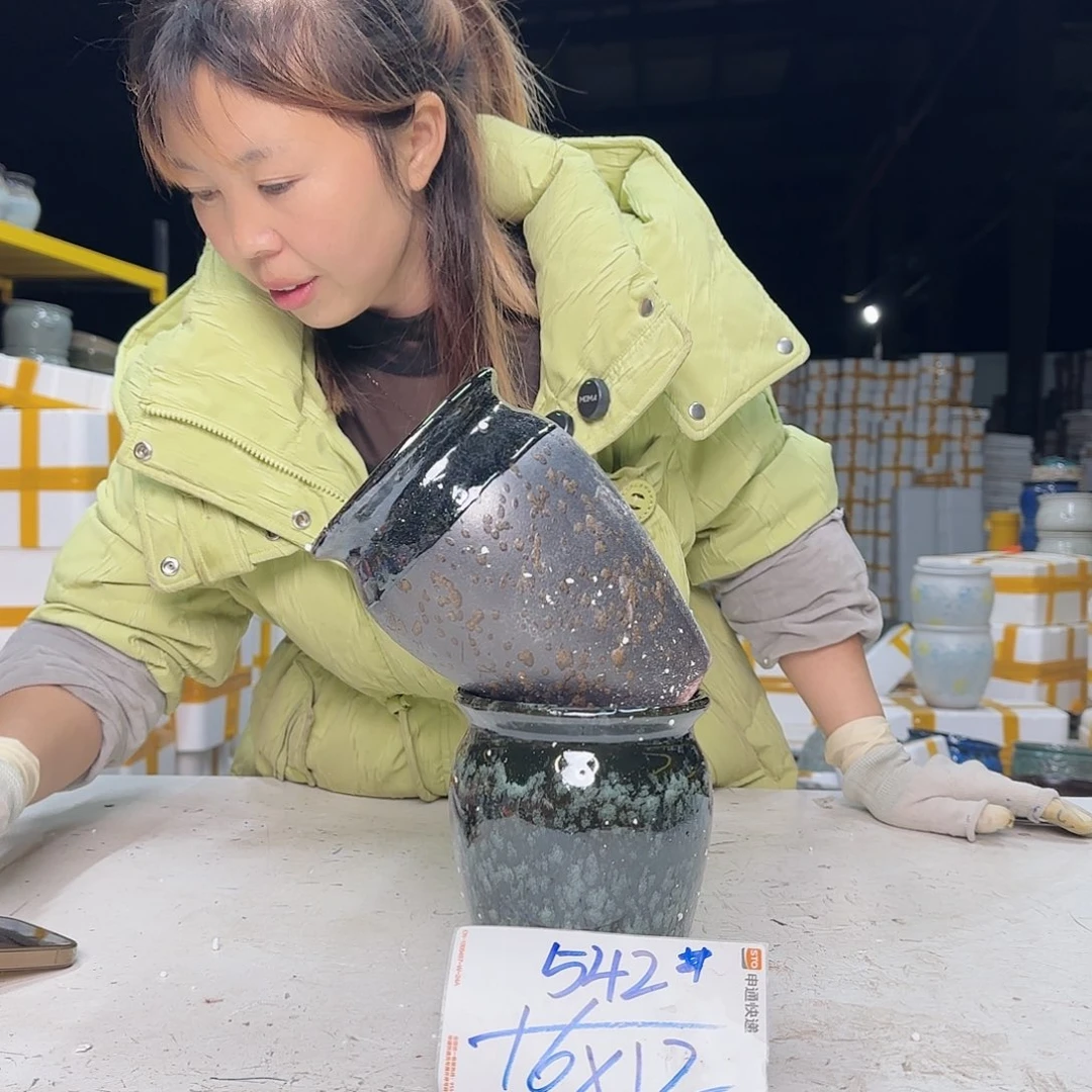 紫砂花盆云上花盆直播1213-542