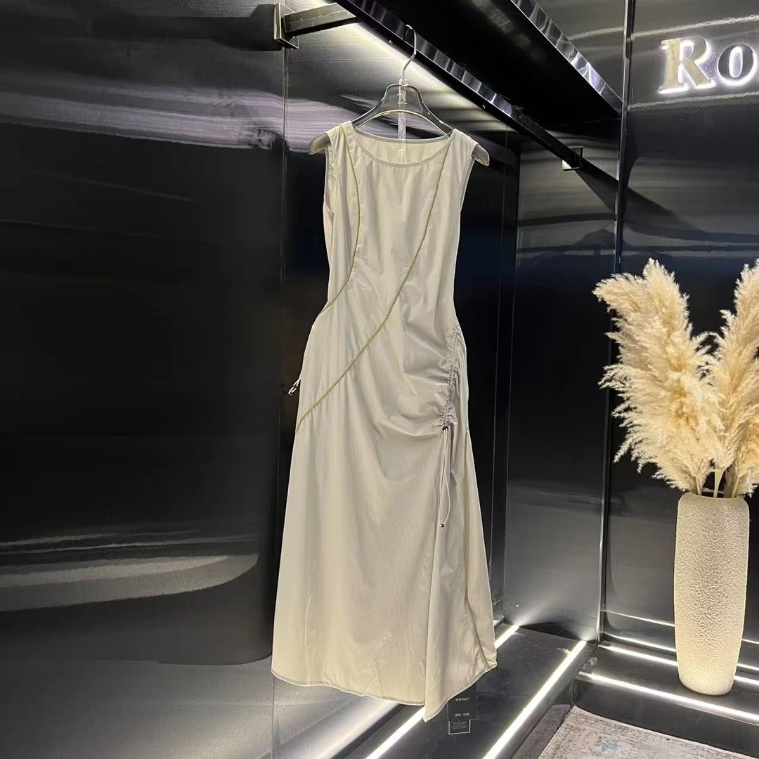 roiltrou2025春夏小众设计感ins风潮流显瘦连衣裙ZA1524210117