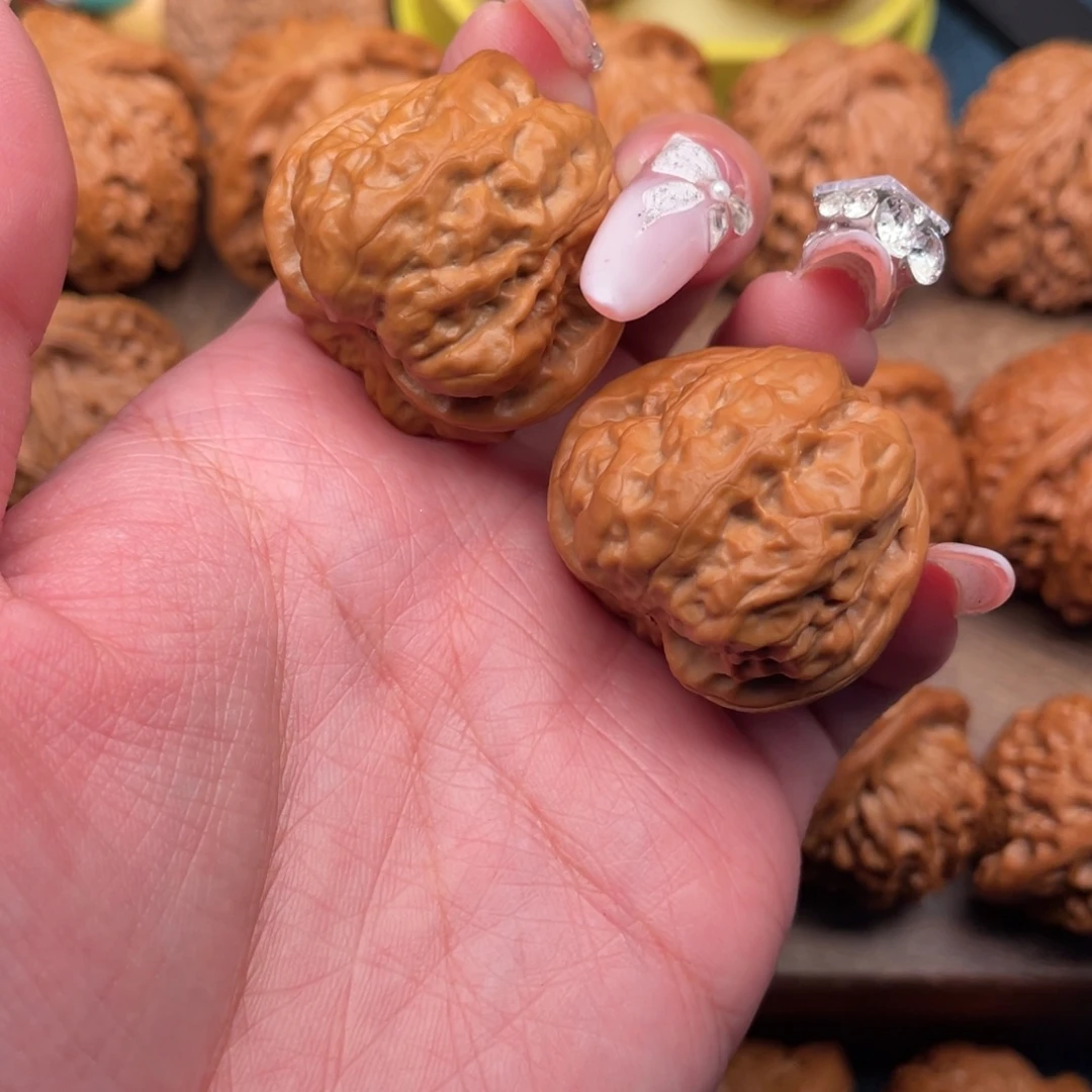 把件文玩核桃全品，手捻延庆蛙蛙33