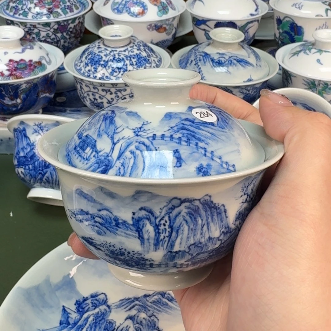 杯大帅景德镇手工手绘茶具284