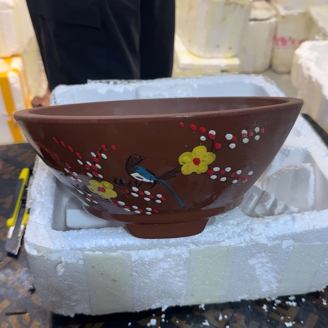 紫砂花盆瑕疵也不