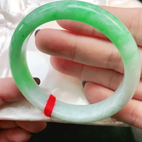 未镶嵌手镯翡翠正圈2543