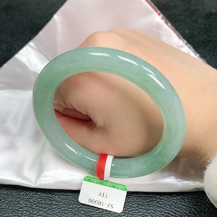 【闪购商品】翡翠手镯未镶嵌5758圈