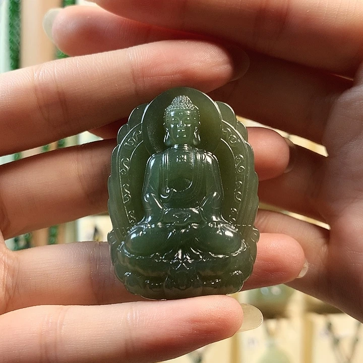 颈饰未镶嵌和田玉大**?