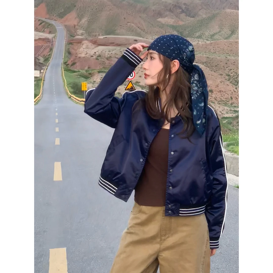 PH《芝加哥》高街时尚潮流复古学院风休闲百搭棒球外套 PH2397