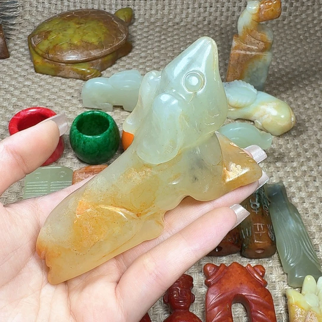 白玉菩提吊坠挂件