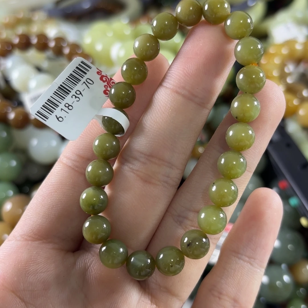 和田玉未镶嵌手链130