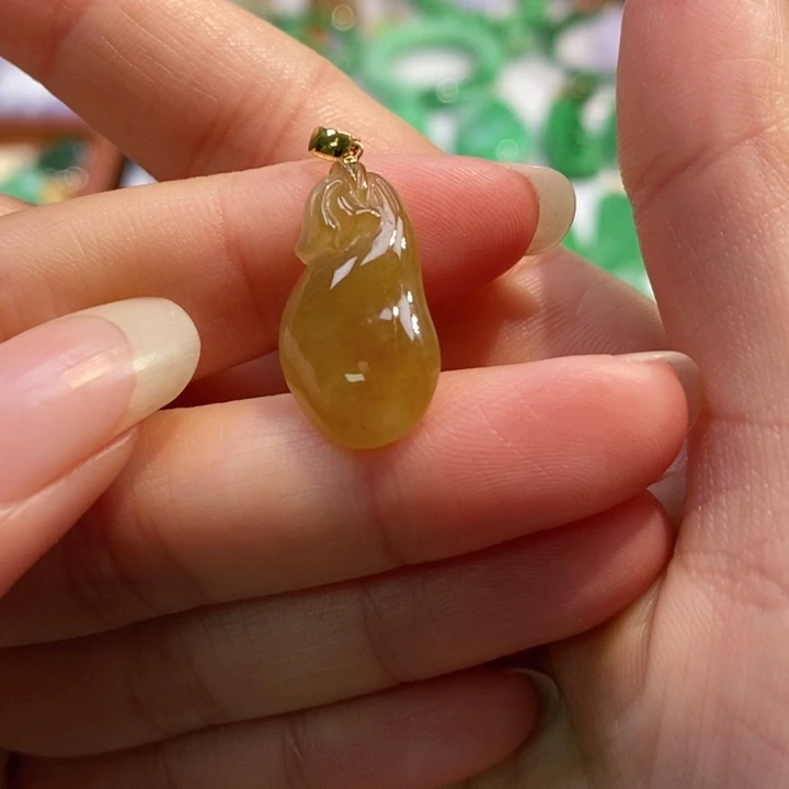 颈饰未镶嵌翡翠吊坠