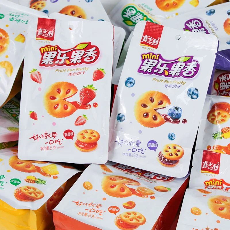 嘉士利果乐果香夹心果酱饼干早餐办公室休闲网红小吃代餐零食