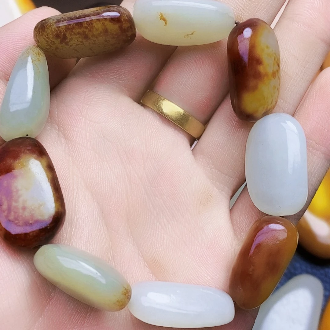 和田玉未镶嵌挂件z***8