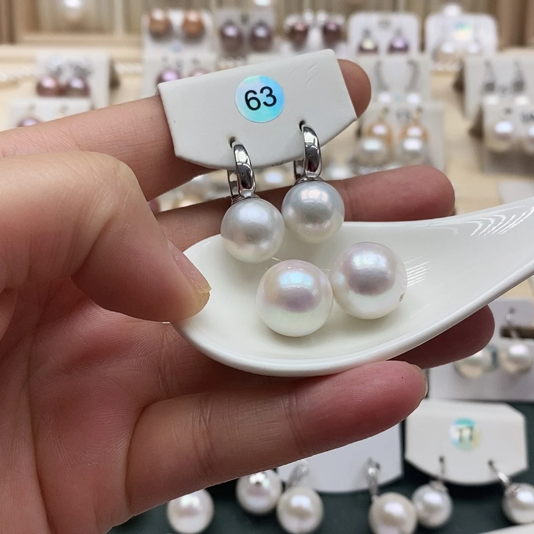 丽***@银S925镶嵌淡水珍珠颈饰