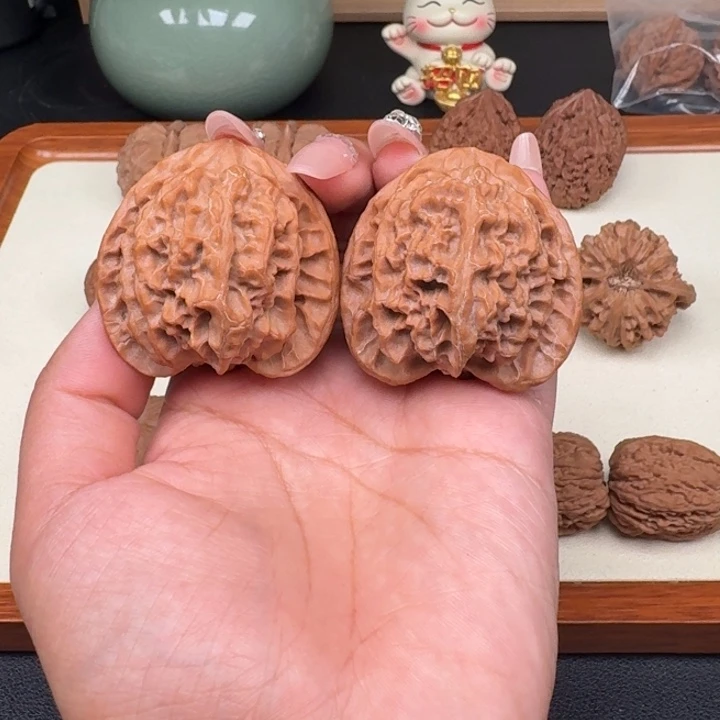 把件文玩核桃全品苹果44尺