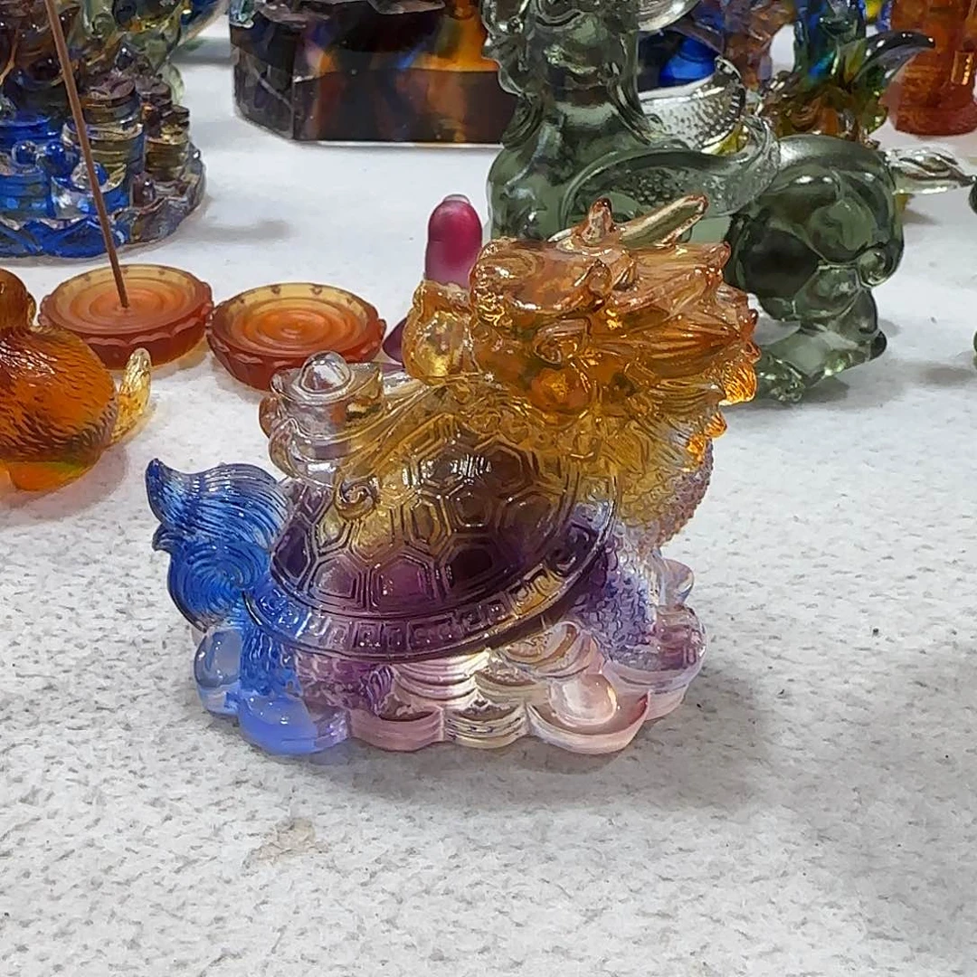 琉璃手工艺品龙龟