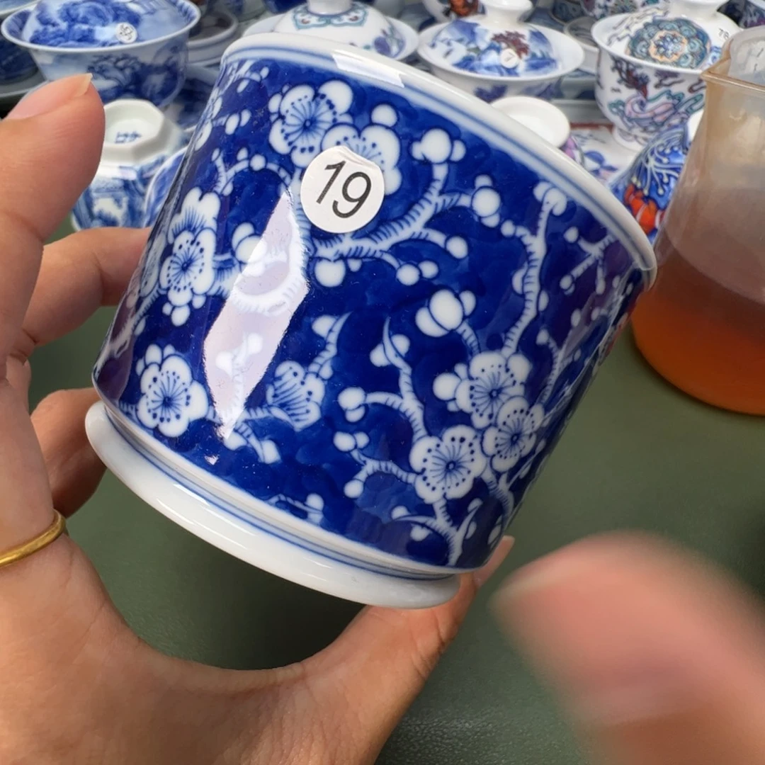 景德镇纯手工纯手绘茶具木木19