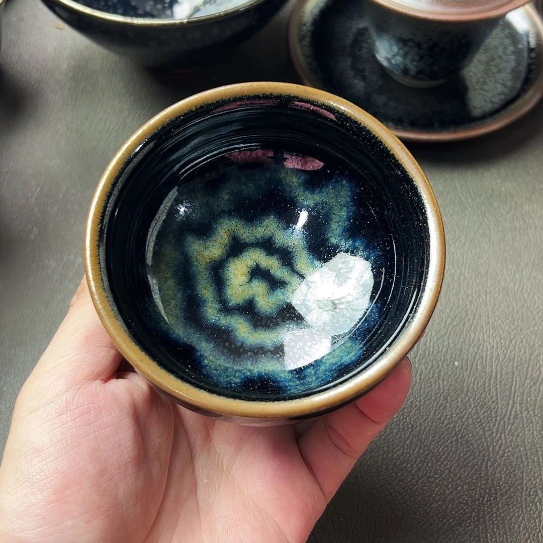 茶盏这个时候才开始准备好准备