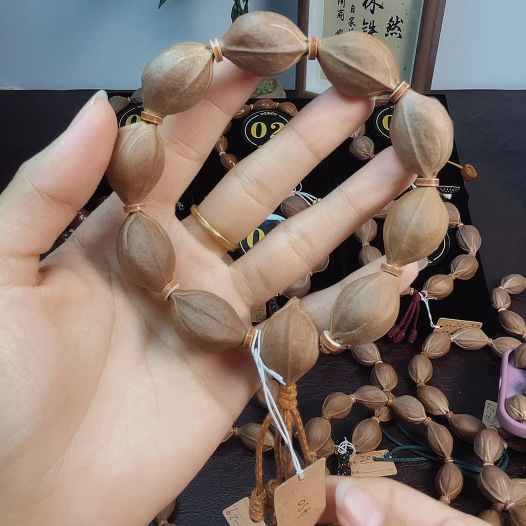别***王橄榄核手串梅林铁核16*24