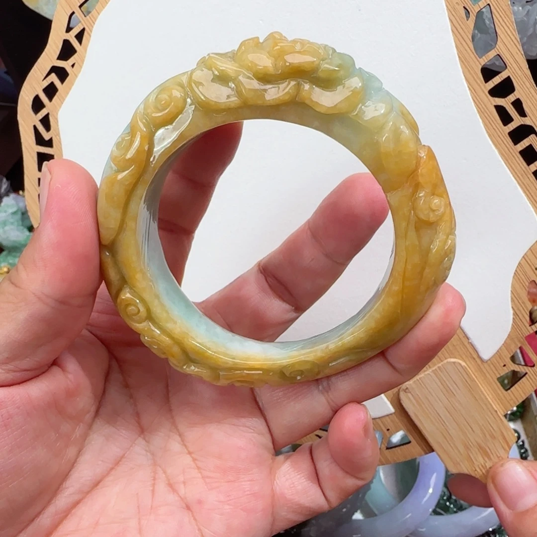 翡翠未镶嵌颈饰仿古58